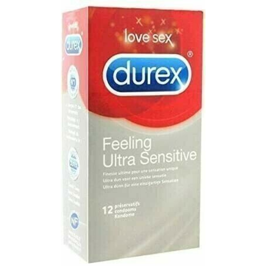 Durex Preservativi Ultra Sensitive 12 pezzi – Sensishop