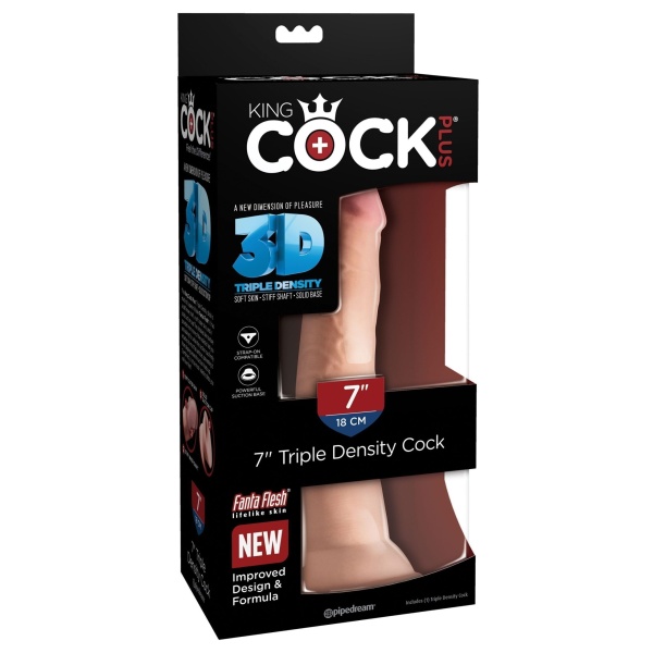 Dildo Triple Density Cock 7 Inch